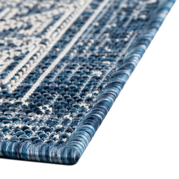 Detail image of 2' x 6' Easy-Clean Aztec Indoor / Outdoor Runner Rug