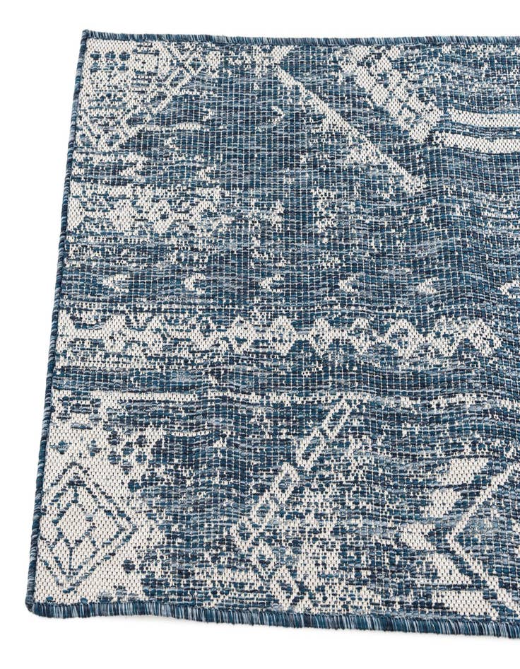 Detail image of 2' x 6' 2  Washable Bohemian Indoor / Outdoor Runner Rug