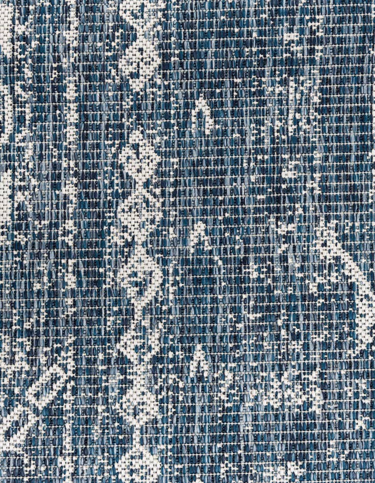 Detail image of 2' x 6' 2  Washable Bohemian Indoor / Outdoor Runner Rug