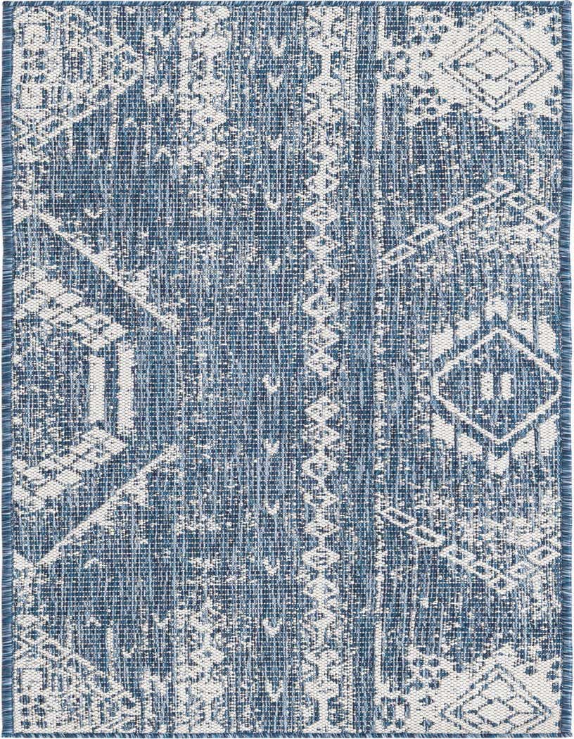 2' x 5' 3 Easy-Clean Bohemian Indoor / Outdoor Runner Rug
