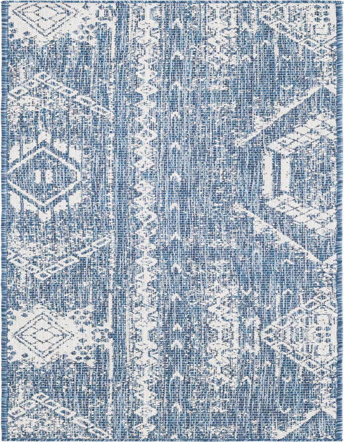 2' x 6' Easy-Clean Bohemian Indoor / Outdoor Runner Rug