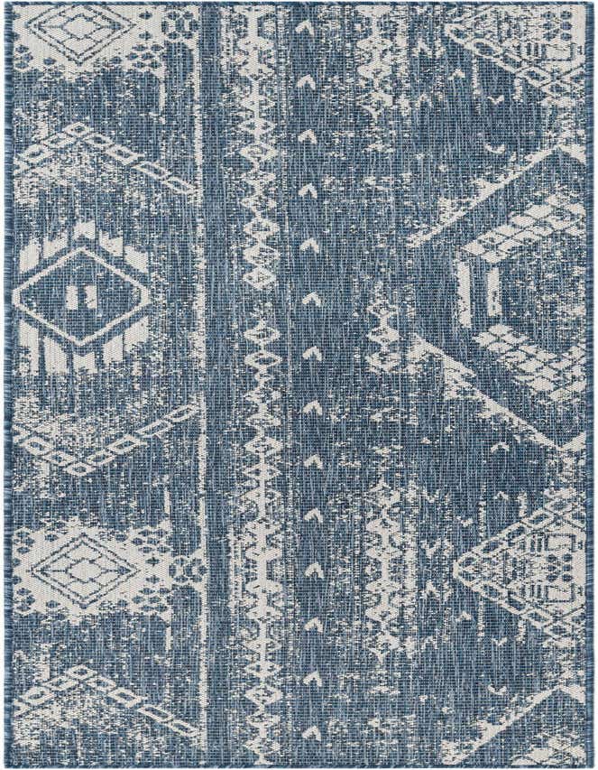 2' x 8' Easy-Clean Bohemian Indoor / Outdoor Runner Rug