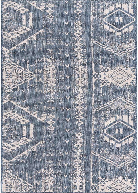 2' 7 x 12' Easy-Clean Bohemian Indoor / Outdoor Runner Rug