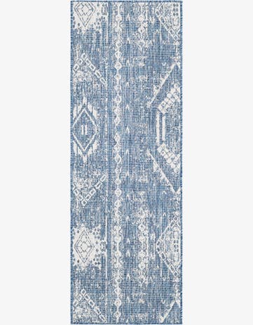 2' x 6' Easy-Clean Bohemian Indoor / Outdoor Runner Rug