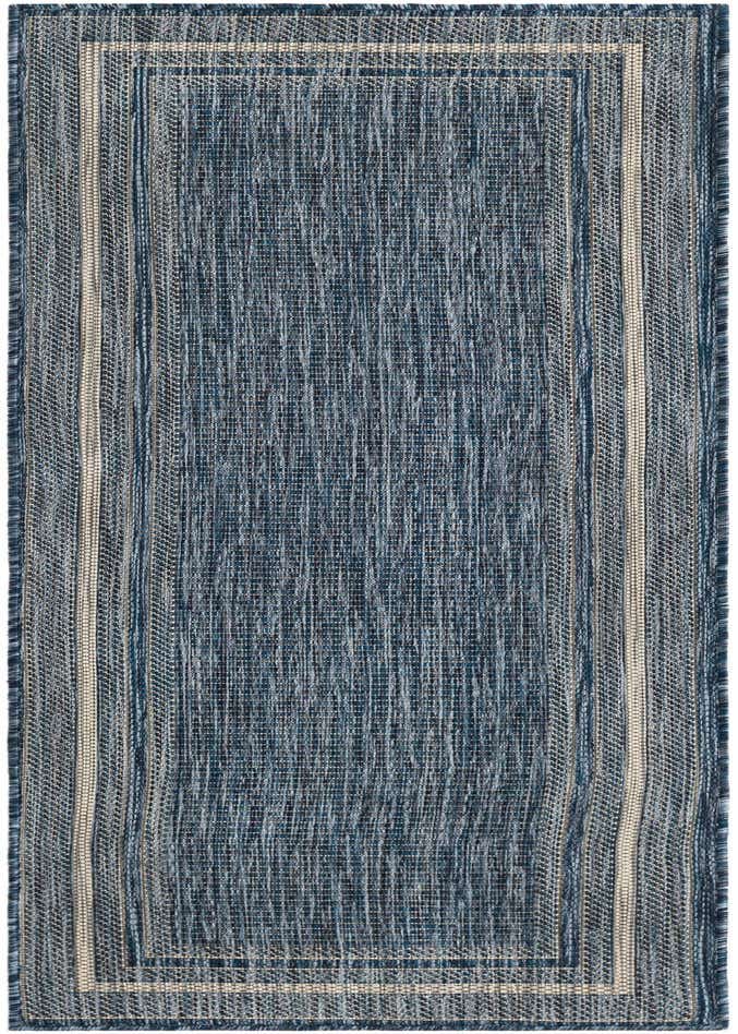 2' x 6' Easy-Clean Border Indoor / Outdoor Runner Rug