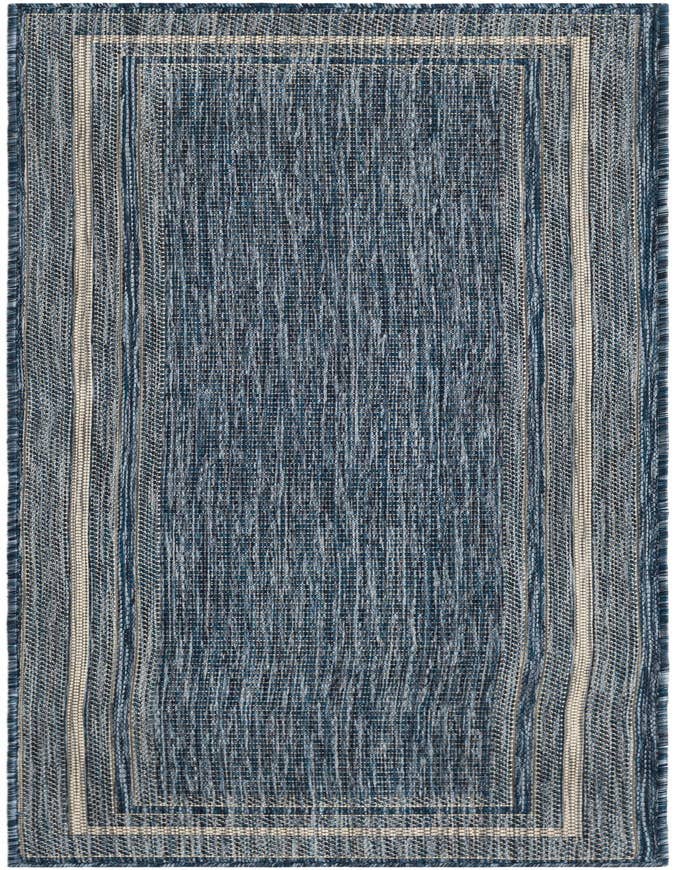 Detail image of 2' x 6' Easy-Clean Border Indoor / Outdoor Runner Rug