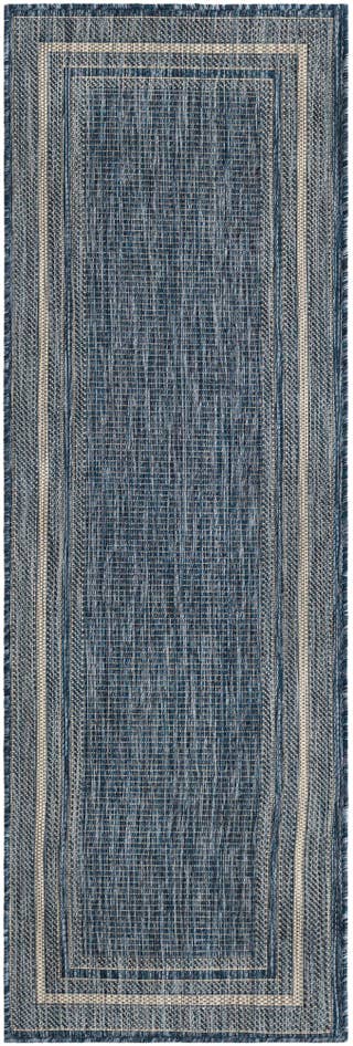 Detail image of 2' x 6' Easy-Clean Border Indoor / Outdoor Runner Rug