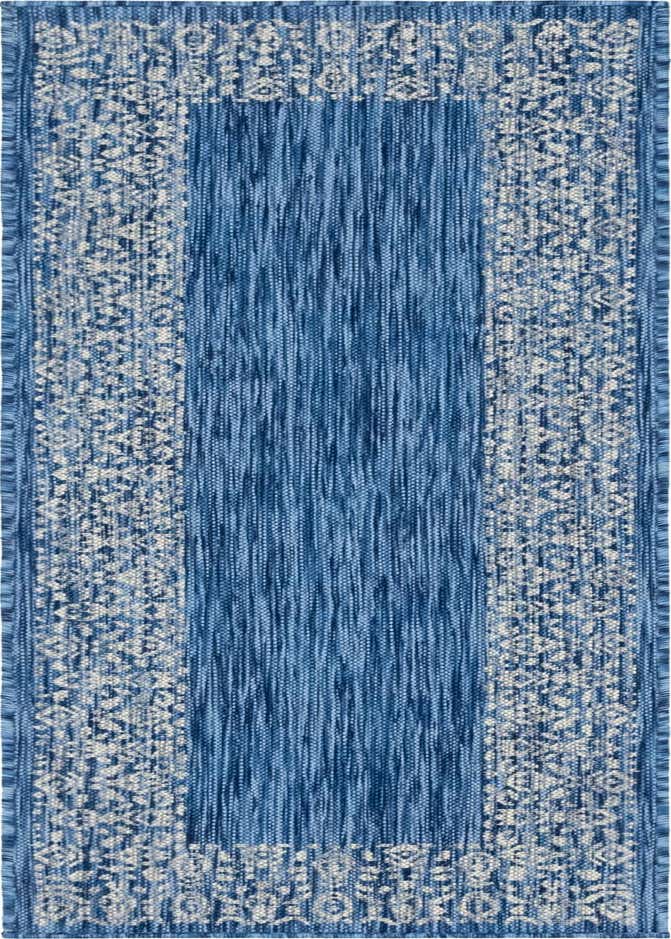 2' x 6' Easy-Clean Border Indoor / Outdoor Runner Rug