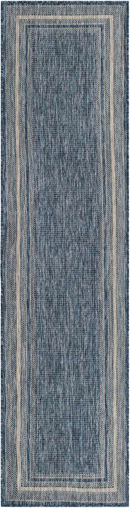 2' x 8' Easy-Clean Border Indoor / Outdoor Runner Rug