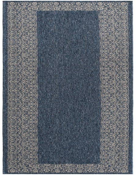 Detail image of 2' 7 x 12' Easy-Clean Border Indoor / Outdoor Runner Rug