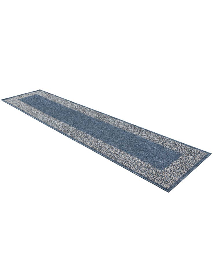 Detail image of 2' 7 x 12'  Washable Border Indoor / Outdoor Runner Rug