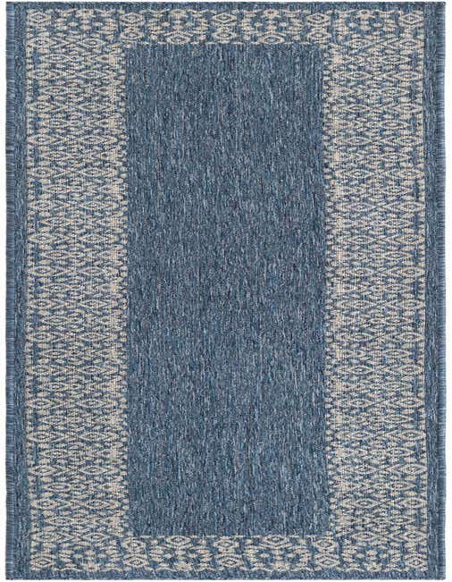 2' x 8' Easy-Clean Border Indoor / Outdoor Runner Rug