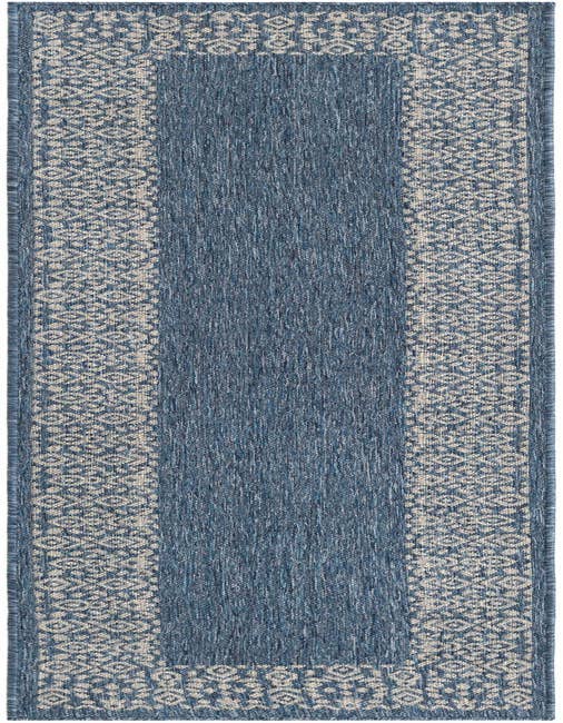 Detail image of 2' x 8' Easy-Clean Border Indoor / Outdoor Runner Rug