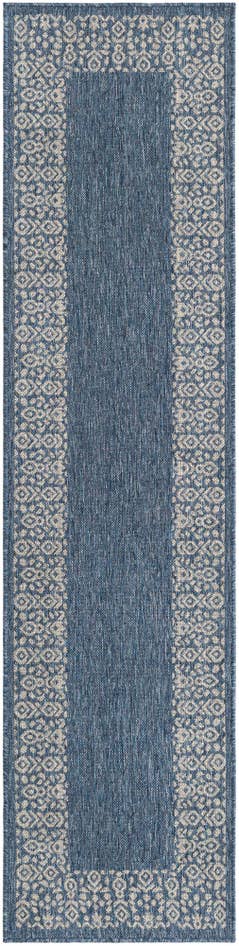 Detail image of 2' x 8' Easy-Clean Border Indoor / Outdoor Runner Rug