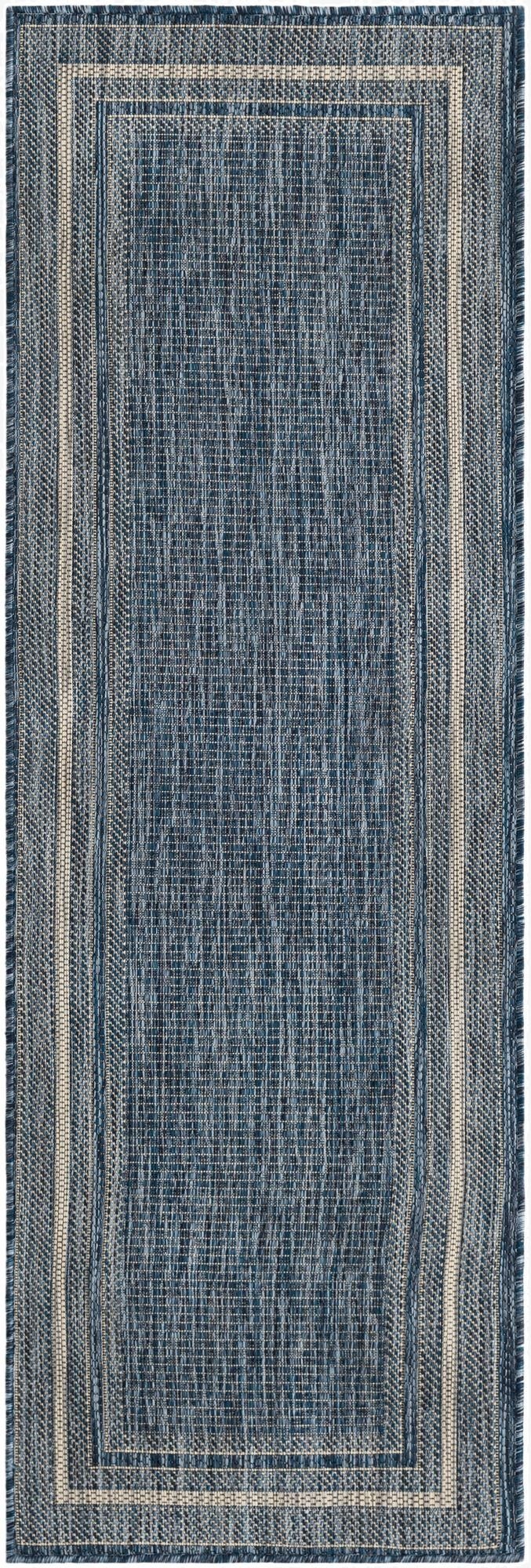 62cm x 185cm  Washable Border Indoor / Outdoor Runner Rug
