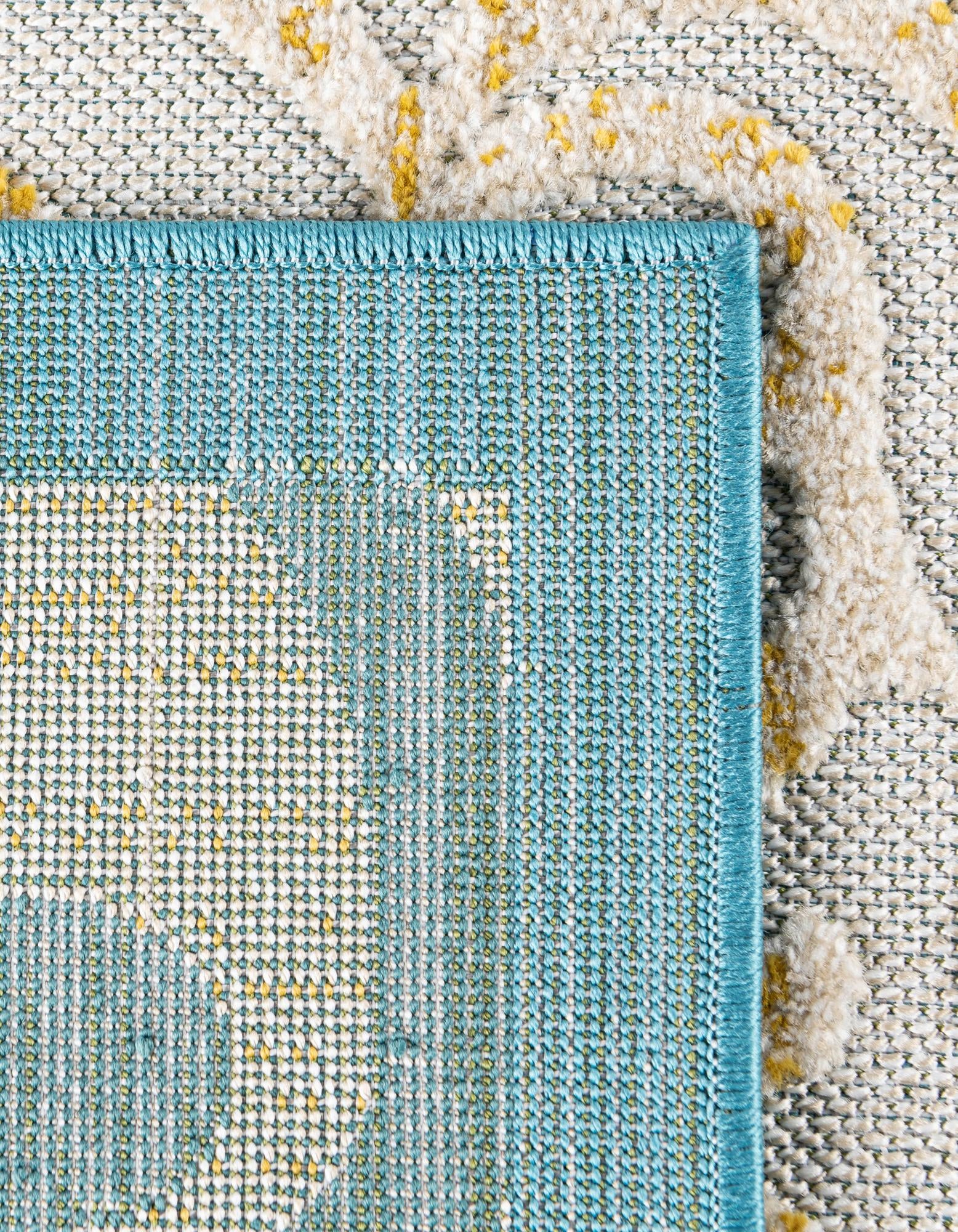 2' x 6' Easy-Clean Botanical Indoor / Outdoor Runner Rug