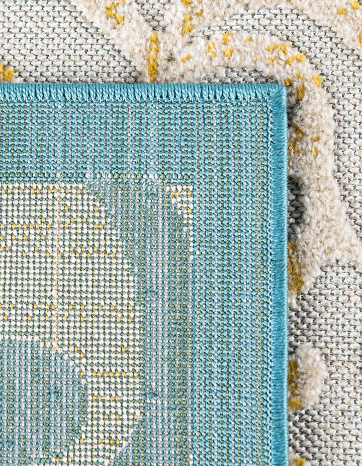 2' x 6' Easy-Clean Botanical Indoor / Outdoor Runner Rug