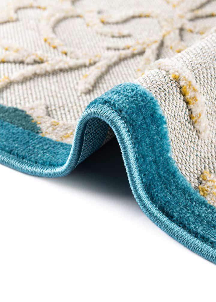 2' x 6' Easy-Clean Botanical Indoor / Outdoor Runner Rug