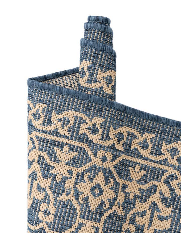 2' x 6' Easy-Clean Botanical Indoor / Outdoor Runner Rug