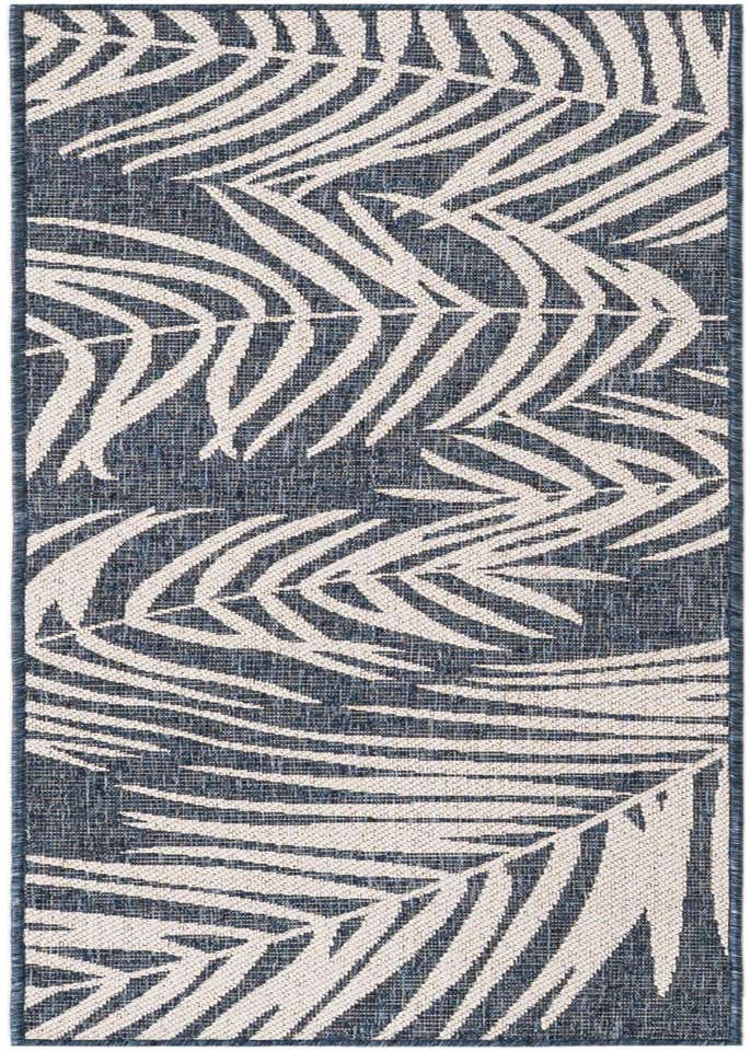 2' x 6' Easy-Clean Botanical Indoor / Outdoor Runner Rug