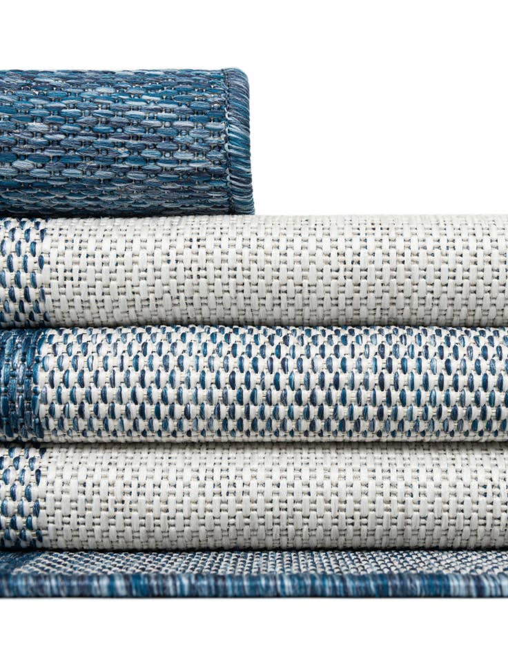 Detail image of 2' x 6' Easy-Clean Checkered Indoor / Outdoor Runner Rug