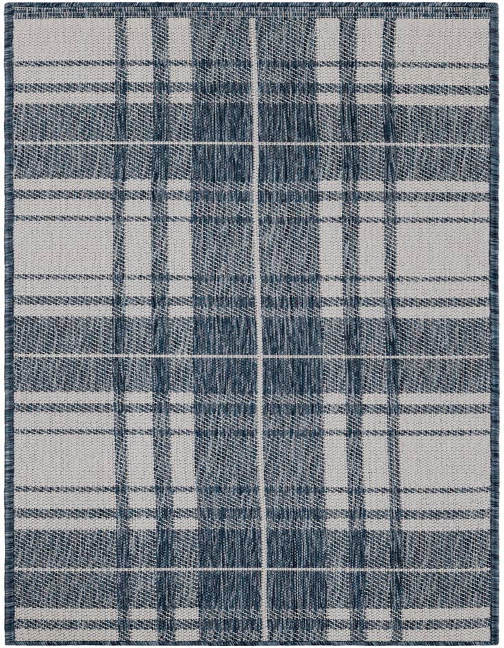 Detail image of 2' x 5' 3 Easy-Clean Checkered Indoor / Outdoor Runner Rug
