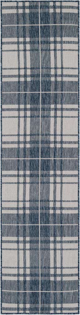2' x 8' Easy-Clean Checkered Indoor / Outdoor Runner Rug