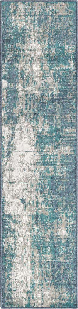 2' x 8' Easy-Clean Coastal Indoor / Outdoor Runner Rug