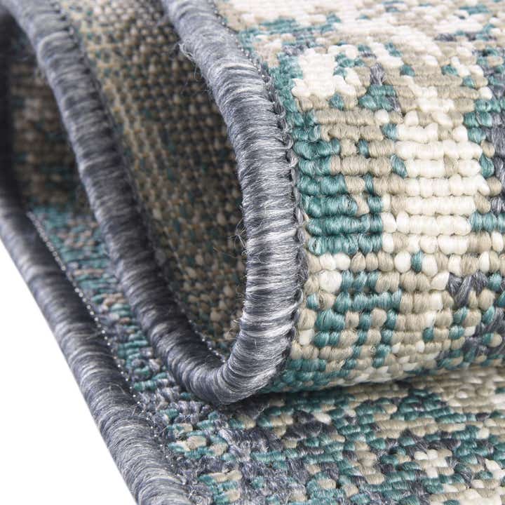 2' x 8' Easy-Clean Coastal Indoor / Outdoor Runner Rug