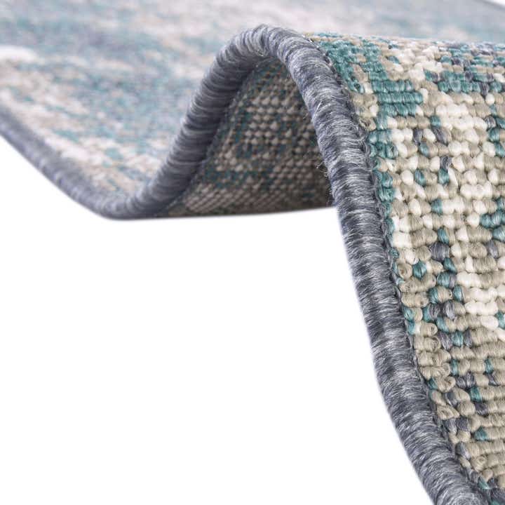 2' x 8' Easy-Clean Coastal Indoor / Outdoor Runner Rug