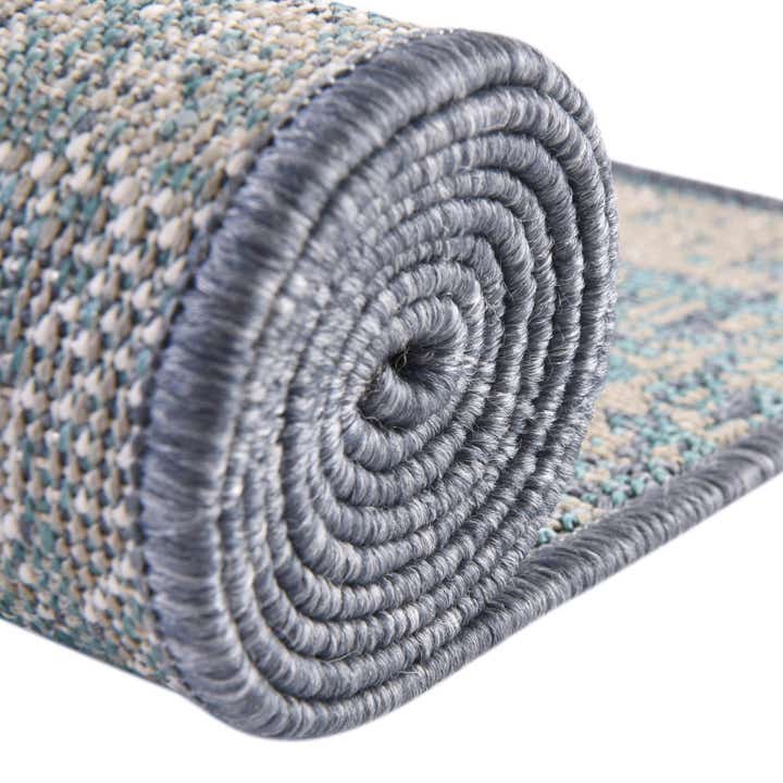 2' x 8' Easy-Clean Coastal Indoor / Outdoor Runner Rug