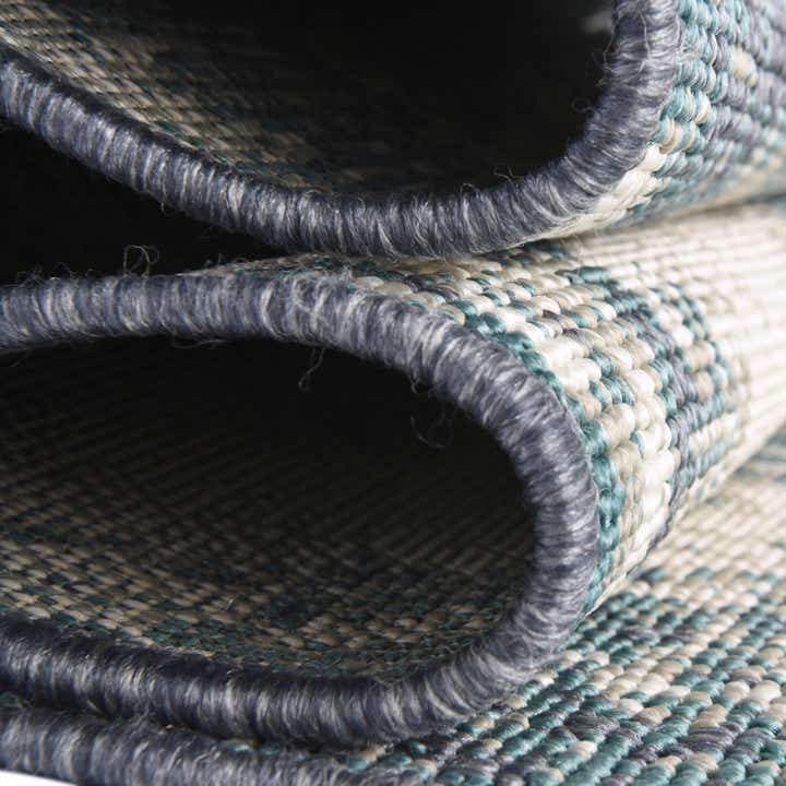 2' x 8' Easy-Clean Coastal Indoor / Outdoor Runner Rug