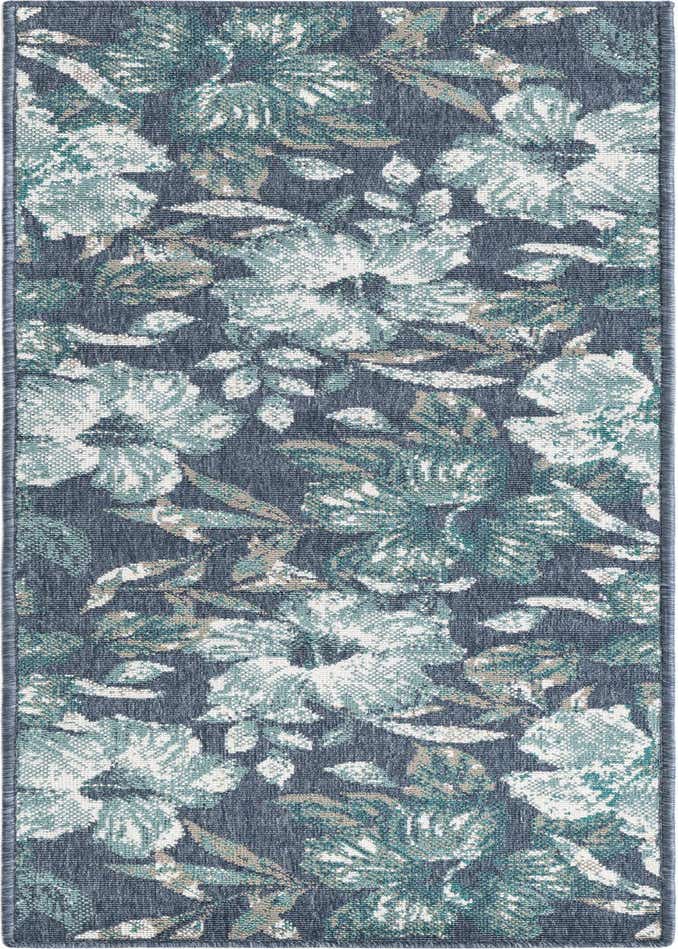 2' x 6' Easy-Clean Coastal Indoor / Outdoor Runner Rug
