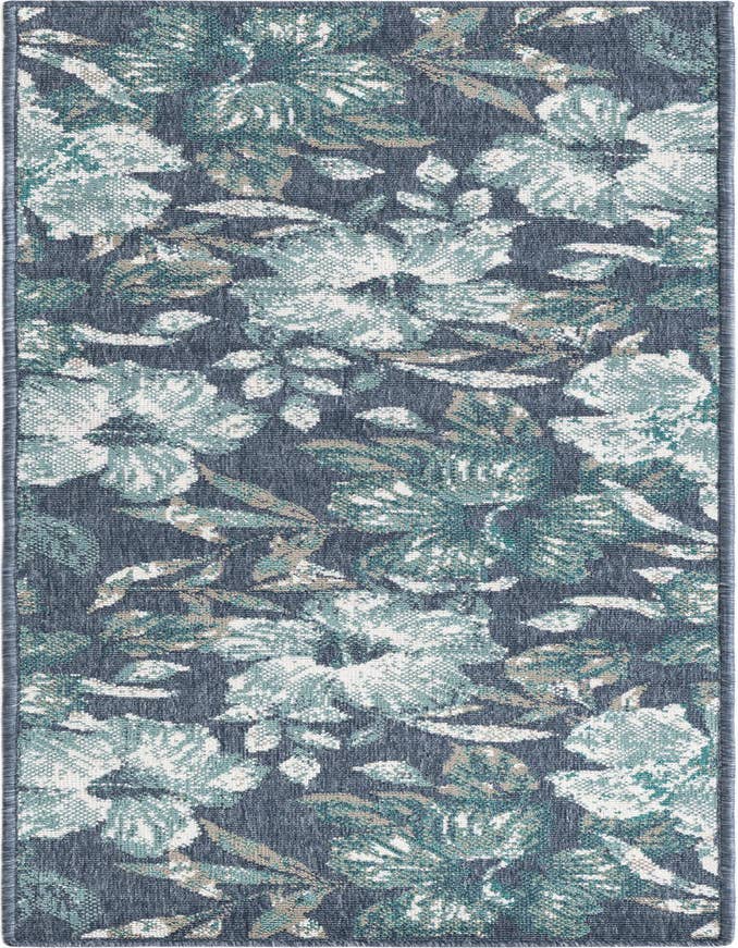 Detail image of 2' x 6' Easy-Clean Coastal Indoor / Outdoor Runner Rug