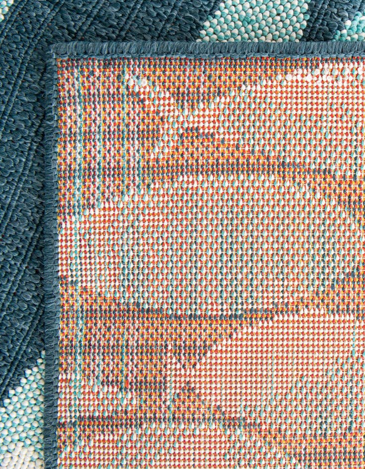 Detail image of 2' x 6' Easy-Clean Coastal Indoor / Outdoor Runner Rug
