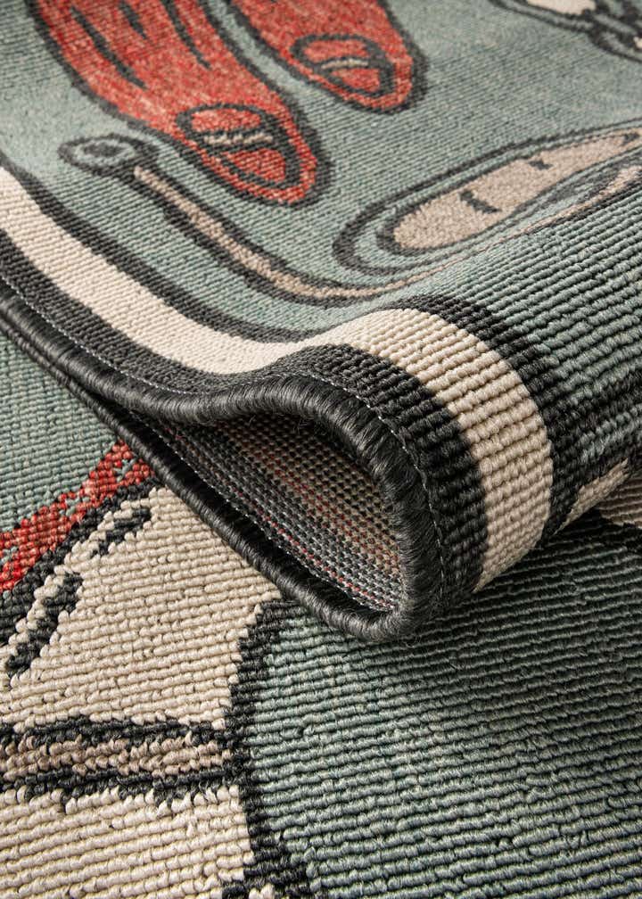 2' x 6' Easy-Clean Coastal Indoor / Outdoor Runner Rug