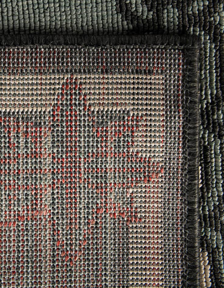 Detail image of 2' x 6' Easy-Clean Coastal Indoor / Outdoor Runner Rug
