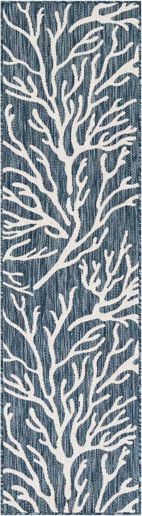 2' x 8' Easy-Clean Coastal Indoor / Outdoor Runner Rug