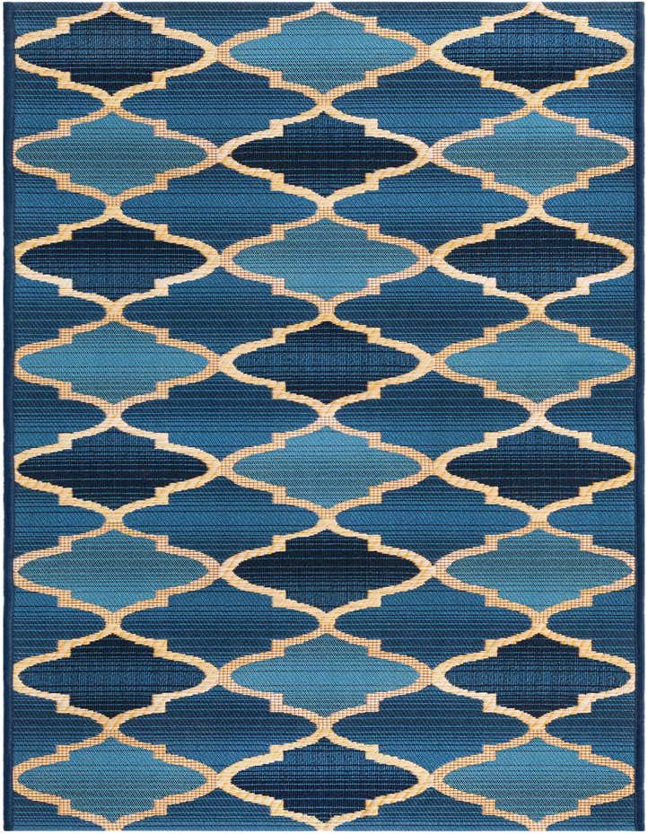 2' x 6' Easy-Clean Lattice Indoor / Outdoor Runner Rug