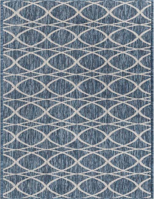 2' x 8' Easy-Clean Lattice Indoor / Outdoor Runner Rug