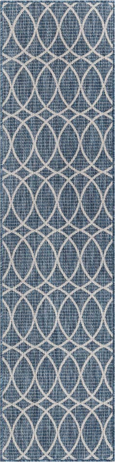 Detail image of 2' x 8' Easy-Clean Lattice Indoor / Outdoor Runner Rug