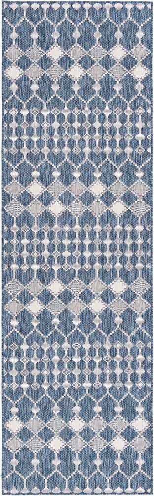 80cm x 305cm Easy-Clean Lattice Indoor / Outdoor Runner Rug