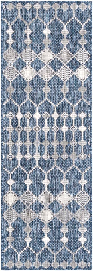 Detail image of 60cm x 185cm Easy-Clean Lattice Indoor / Outdoor Runner Rug