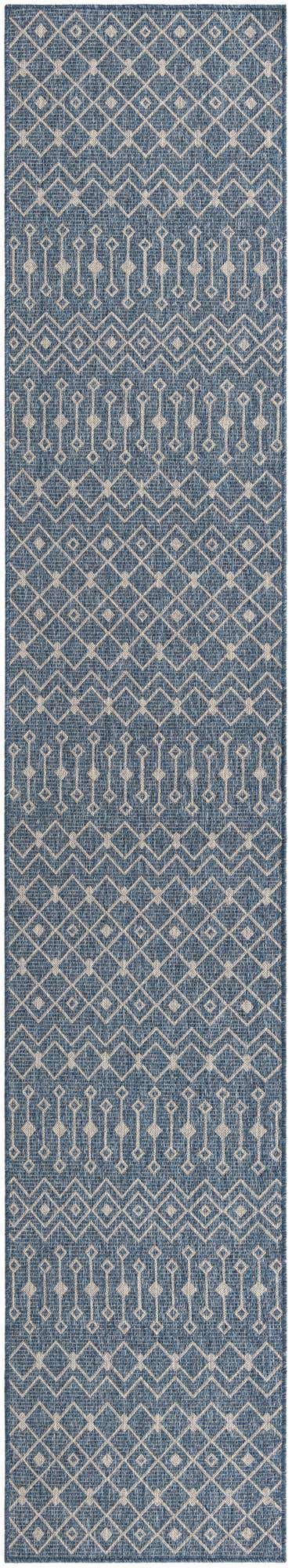 2' 7 x 14' Easy-Clean Lattice Indoor / Outdoor Runner Rug