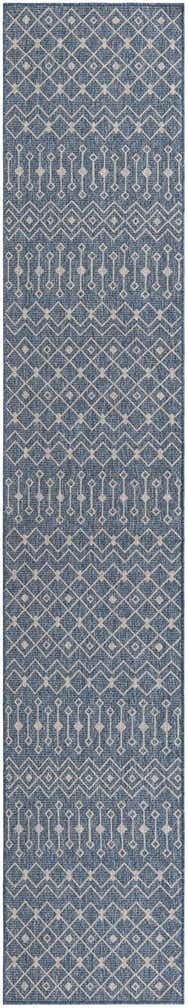 2' 7 x 14' Easy-Clean Lattice Indoor / Outdoor Runner Rug