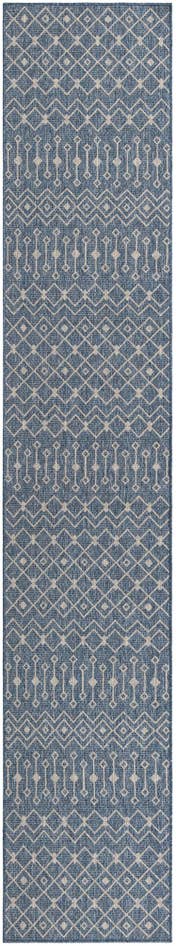 Detail image of 2' 7 x 14' Easy-Clean Lattice Indoor / Outdoor Runner Rug