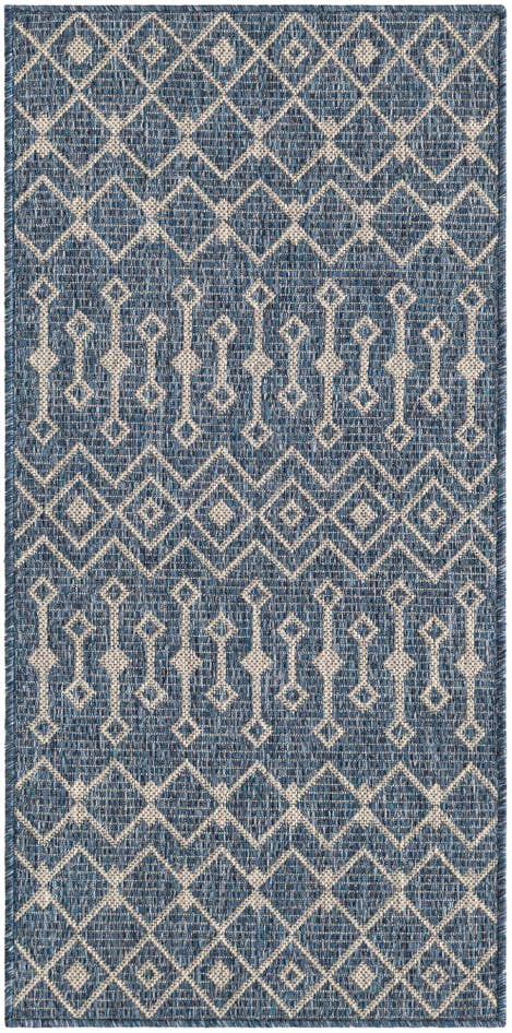 Detail image of 2' x 4' Easy-Clean Lattice Indoor / Outdoor Runner Rug