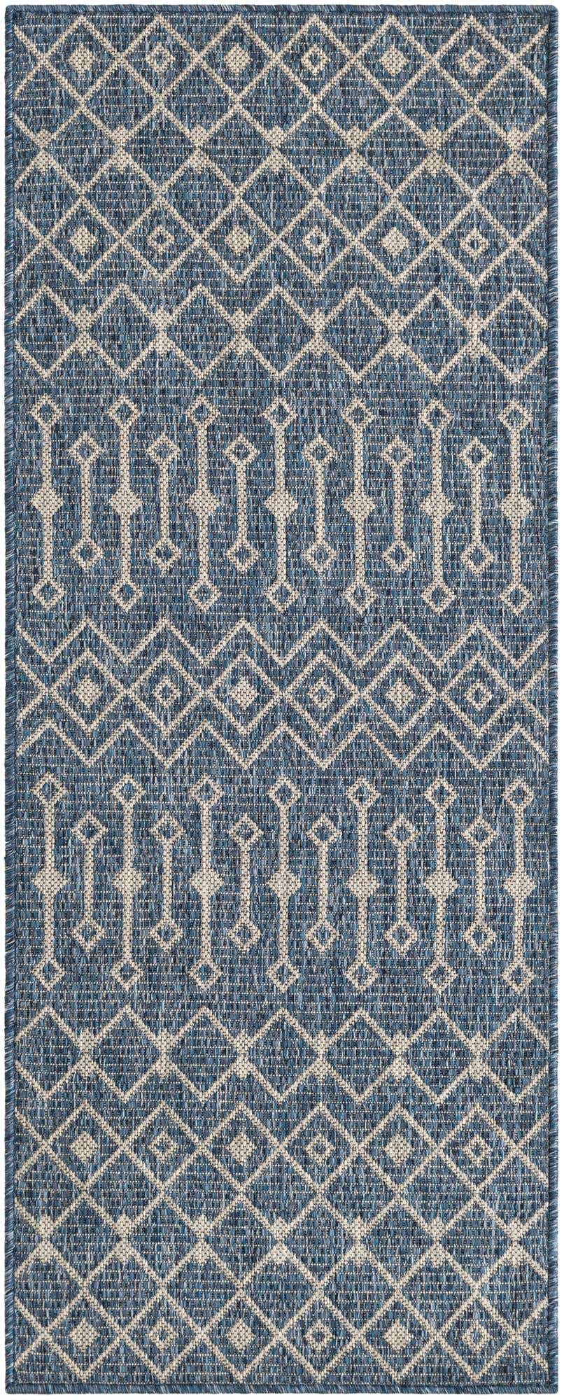 2' x 5' Easy-Clean Lattice Indoor / Outdoor Runner Rug