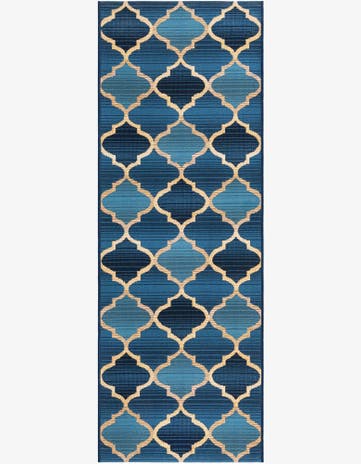 2' x 6' Easy-Clean Lattice Indoor / Outdoor Runner Rug