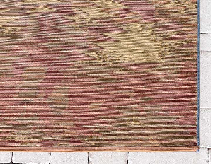 2' 7 x 5' 3 Easy-Clean Modern Indoor / Outdoor Runner Rug